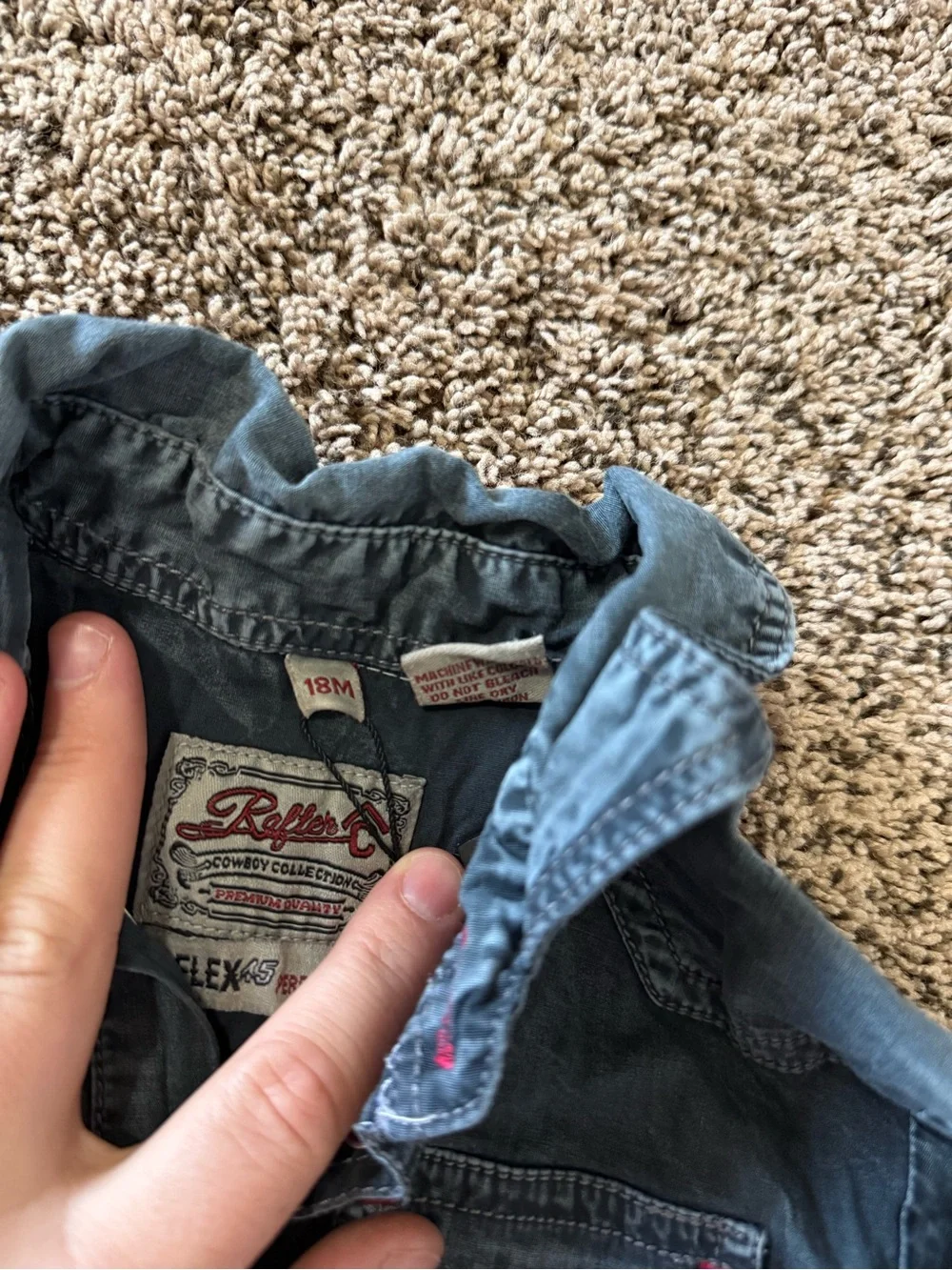 18 month boys rafter c outfit